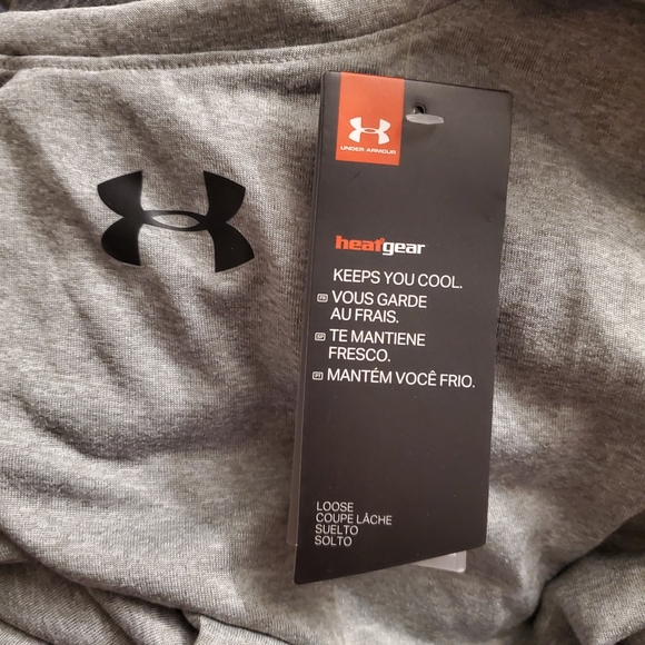 UNDER ARMOUR UA Locker 2.0 Grey T-Shirt Mens 4XL - Picture 3 of 3